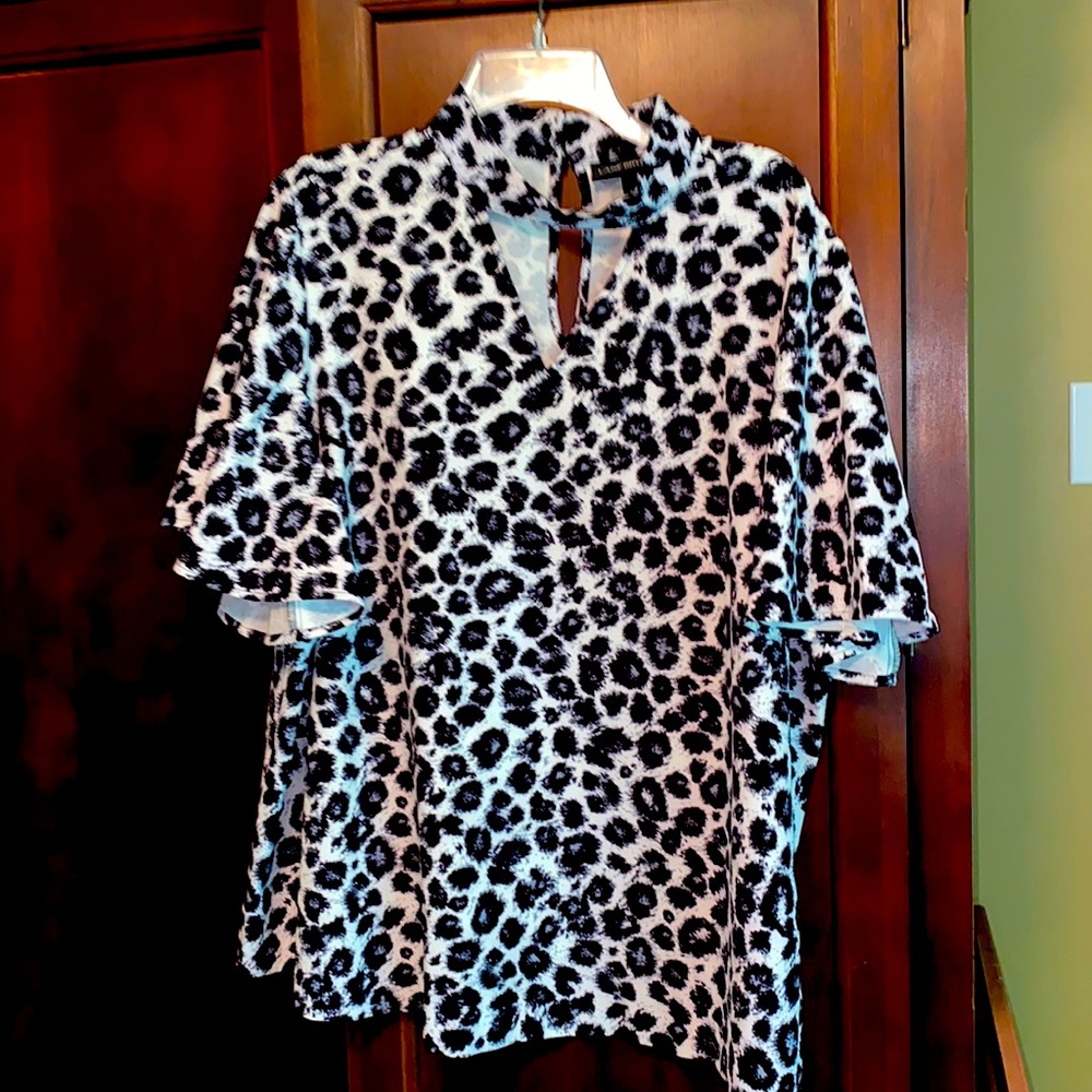 Lane Bryant animal print top